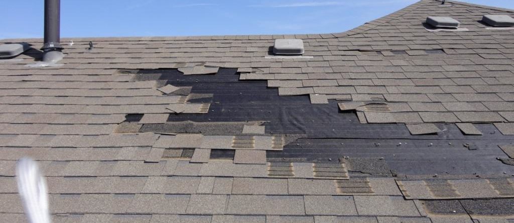 Repairing Shingles Blown Off Roof / Bomb Cyclone Brings Roof "Blow Offs" - GSM Roofing : Asphalt shingle roofs, when properly installed, typically require very little maintenance — one of the main benefits of a shingle roof.